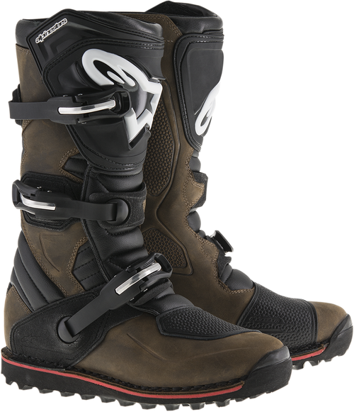 ALPINESTARS 2004017-818-10 Tech-T Boots - Brown/Black US 10 / EU 44.5