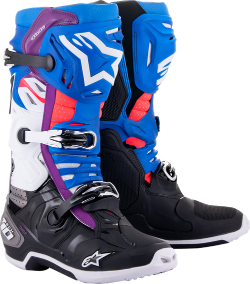 ALPINESTARS 2010520-1792-14 Tech 10 Supervented Boots - Blue/Black/White US 14 / EU 49.5