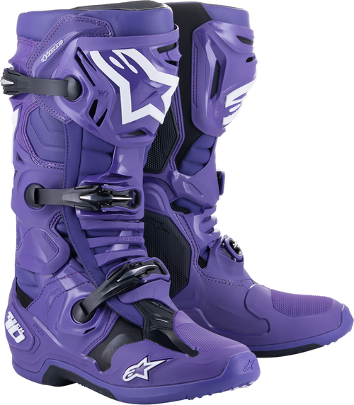 ALPINESTARS 2010020-394-8 Tech 10 Boots - Purple/Black US 8 / EU 42