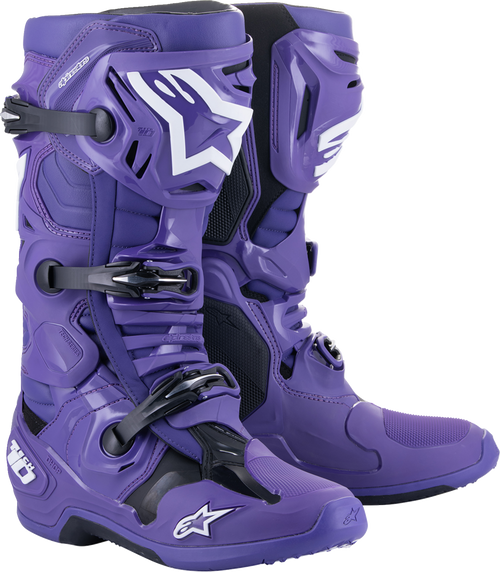 ALPINESTARS 2010020-394-10 Tech 10 Boots - Purple/Black US 10 / EU 44.5