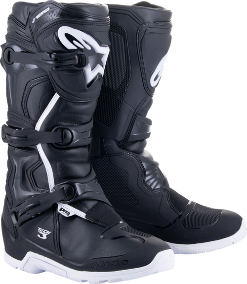 ALPINESTARS 2013324-12-12 Tech 3 Enduro Waterproof Boots - Black/White US 12 / EU 47
