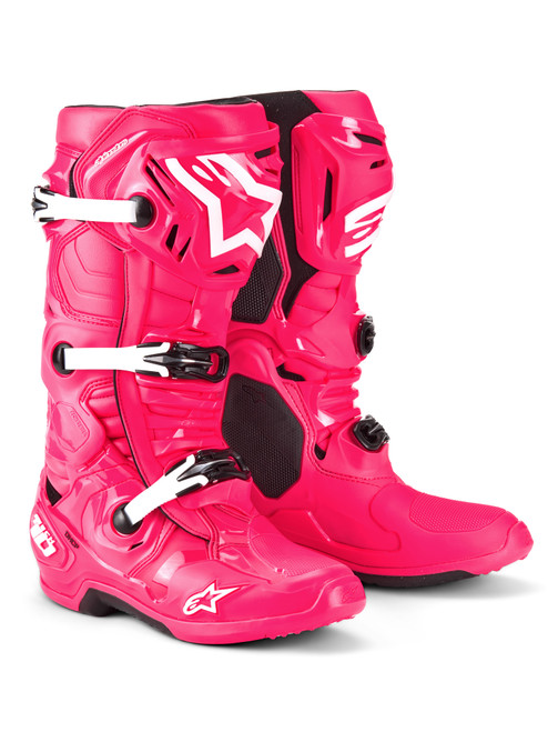 ALPINESTARS 2010020-3812-11 Limited Edition Diva Tech 10 Boots - Diva Pink/White US 11 / EU 45.5