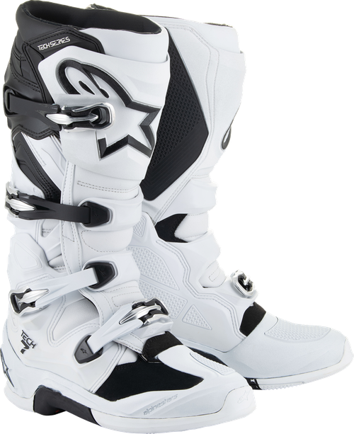 ALPINESTARS 2012025-21-13 Tech 7 Boots - White/Black US 13 / EU 48