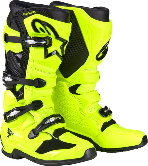 ALPINESTARS 2012025-551-11 Tech 7 Boots - Fluorescent Yellow/Black US 11 / EU 45.5