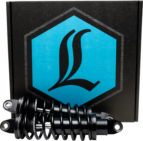 LEGEND SUSPENSION 1310-0944 Legend REVO Dyna Coil Suspension For Dyna Models - 12" Black Heavy-Duty