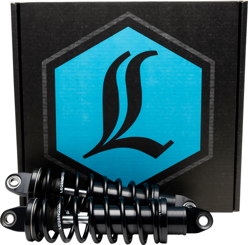 LEGEND SUSPENSION 1310-0945 Legend REVO Dyna Coil Suspension For Dyna Models - 13" Black Heavy-Duty