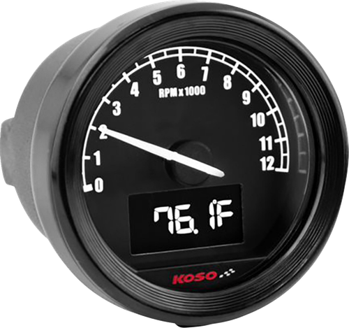 KOSO NORTH AMERICA BA086101 TNT-05R Tachometer Gauge - Tachometer Gauge D48
