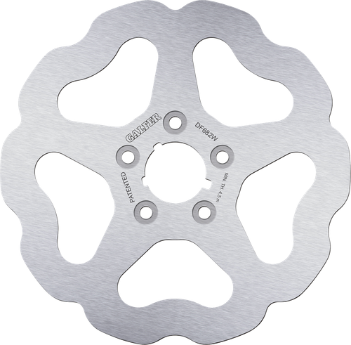 GALFER DF682W Brake Rotor - Rear - Solid Mount - Rear Solid Mount