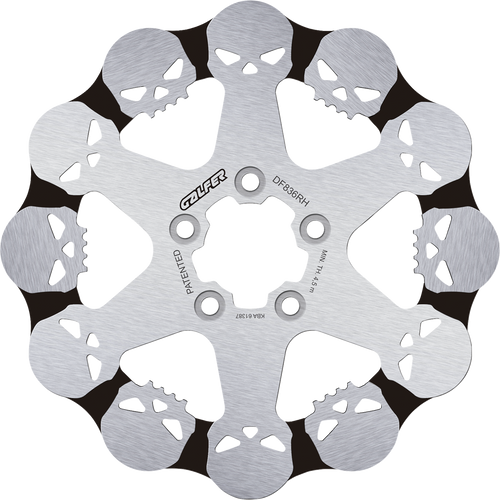 GALFER DF836RH Brake Rotor - Fixed - Rear - Fixed Rear