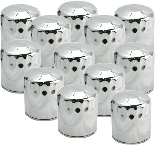 S&S CYCLE 310-0242 Oil Filter - Chrome 12-Pack