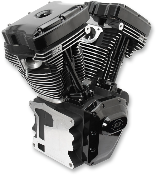 S&S CYCLE 310-0830A T111 Long Block Engine - Black Touring | Dyna