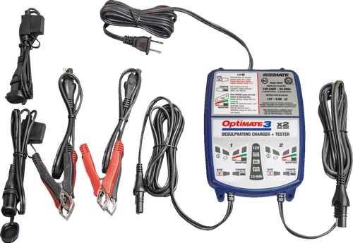 TECMATE TM451 Battery Charger/Maintainer - 2 Bank