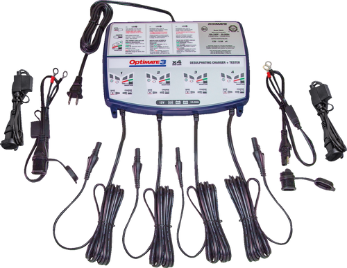 TECMATE TM455 Battery Charger/Maintainer - 4 Bank
