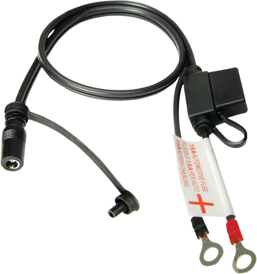 TECMATE O-21 Battery Lead to 2.5 mm Barrel Adapter