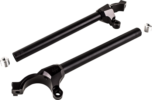 GILLES TOOLING GPL2-550-STREET GP Light 2 Clip-Ons - Street - 55 mm - Black