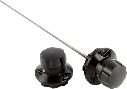 GILLES TOOLING GTA-R-Y02-B Rear Axle Protector - Black - Yamaha