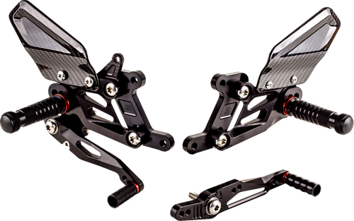 GILLES TOOLING FXR-BM04-B FXR Rearset - Black - BMW