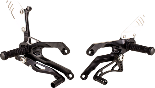 GILLES TOOLING FXR-Y05-CUP-B FXR Rearset - Black - Yamaha
