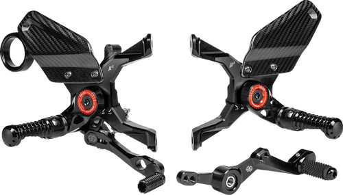 GILLES TOOLING MUE2-BM05-B MUE2 Rearset - Black - BMW