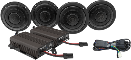 WILD BOAR AUDIO WBA ULTRA KIT Front/Rear Speaker Kit with Amp