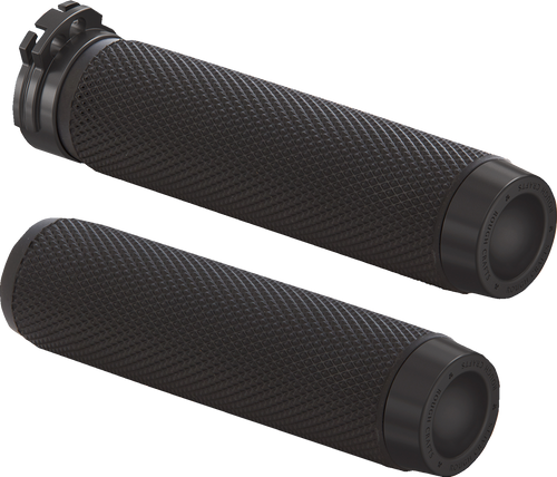 ROUGH CRAFTS RC-500-000 Grips - Knurled Cable Black