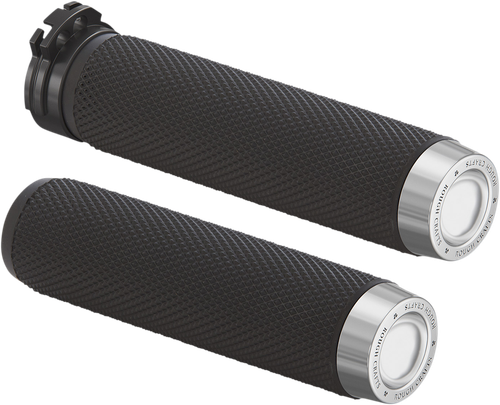 ROUGH CRAFTS RC-500-001 Grips - Knurled Cable Chrome