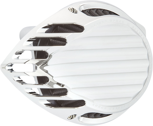 ROUGH CRAFTS RC-600-007 Finned Air Cleaner - Chrome