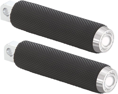 ROUGH CRAFTS RC-400-001 Foot Pegs - Male Mount Knurled Chrome