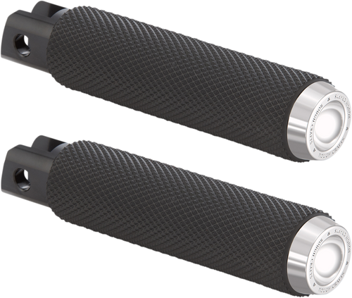 ROUGH CRAFTS RC-400-005 Driver Pegs - Chrome Knurled