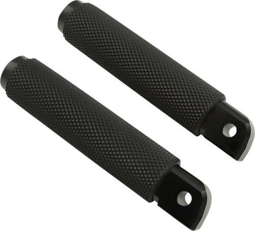 ROUGH CRAFTS RC-400-006 Passenger Pegs - Black Knurled