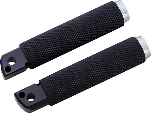 ROUGH CRAFTS RC-400-007 Passenger Pegs - Chrome Knurled