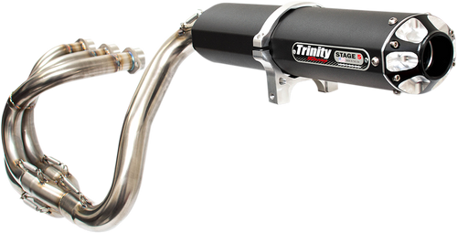 TRINITY RACING TR-4155F-BK Stage 5 Exhaust System - Black