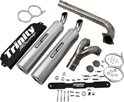 TRINITY RACING TR-4174D Stage 5 Dual Exhaust - Aluminum