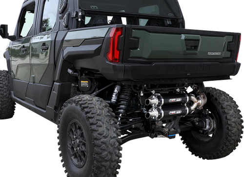TRINITY RACING TR-4193S-BK Slip-On Muffler - Black - Dual - Xpedition - Black Dual Xpedition