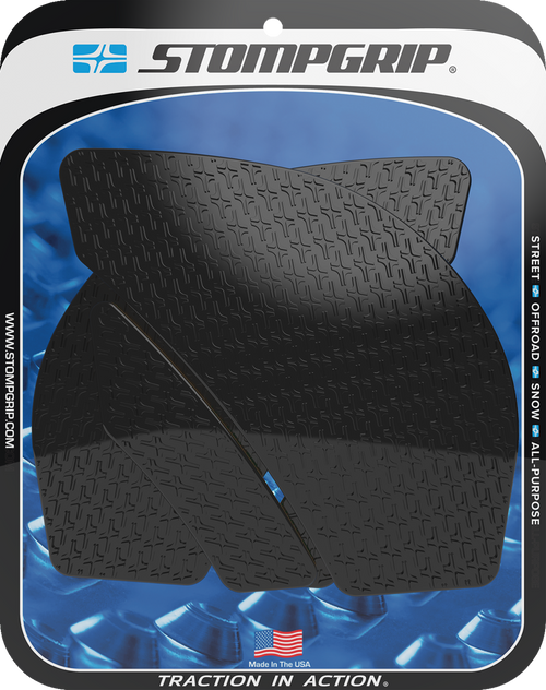 STOMPGRIP 55-14-0037B Icon Profile Traction Pad Tank Grips - Icon Black Kawasaki Ninja '09-'25