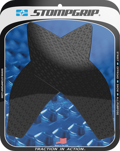 STOMPGRIP 55-14-0161B Icon Profile Traction Pad Tank Grips - Icon Black Honda CB/CBR '19-'25