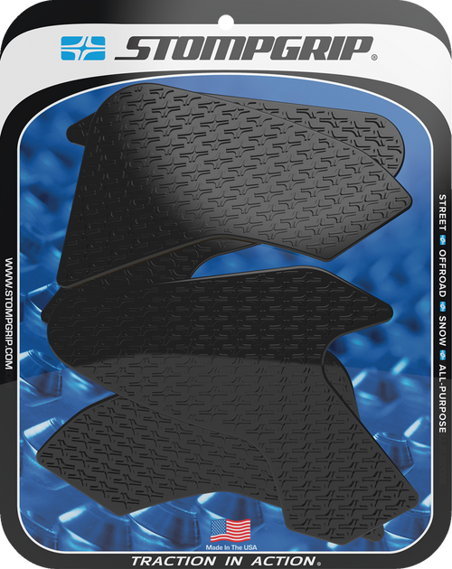 STOMPGRIP 55-14-0176B Icon Profile Traction Pad Tank Grips - Icon Black BMW F '20-'25