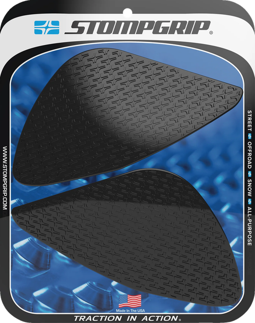 STOMPGRIP 55-14-0183-1B Icon Profile Traction Pad Tank Grips - Icon Black Triumph Speed '21-'25