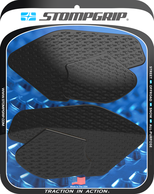 STOMPGRIP 55-14-0195B Icon Profile Traction Pad Tank Grips - Icon Black Yamaha MT '22-'25