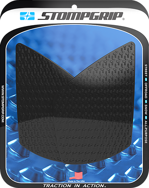 STOMPGRIP 55-14-0199-1B Icon Profile Traction Pad Tank Grips - Icon Black KTM RC '22-'24