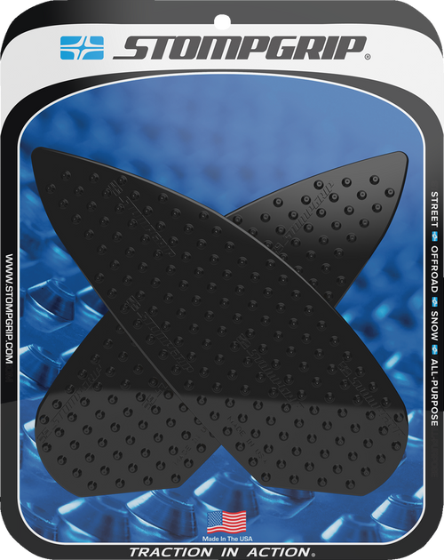 STOMPGRIP 55-10-0165B Volcano Profile Traction Pad Tank Grips - Volcano Black BMW M/S '20-'25