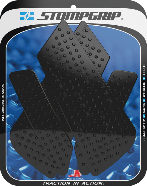 STOMPGRIP 55-10-0174B Volcano Profile Traction Pad Tank Grips - Volcano Black BMW F/M/S '20-'24