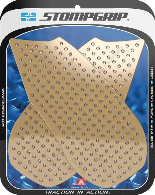 STOMPGRIP 55-10-0160C Volcano Profile Traction Pad Tank Grips - Volcano Clear Honda CB '18-'25