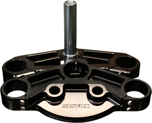 SLYFOX SF14TK-2 Custom 49 mm Triple Tree - 49 mm Black Anodized