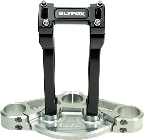 SLYFOX SF-1001-08-B Handlebar Riser Kit - Straight 1" Clamping 8" Rise Black