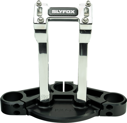 SLYFOX SF-1001-08-R Handlebar Riser Kit - Straight 1" Clamping 8" Rise Raw