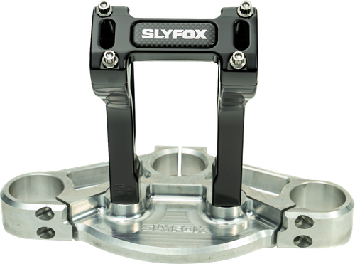 SLYFOX SF-1002-06-B Handlebar Riser Kit - Pullback 1" Clamping 6" Rise Black