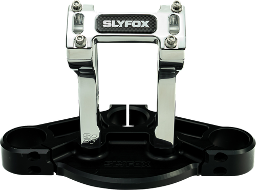 SLYFOX SF-1002-06-R Handlebar Riser Kit - Pullback 1" Clamping 6" Rise Raw