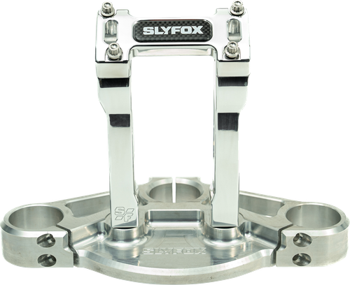 SLYFOX SF-1003-06-R Handlebar Riser Kit - Straight 1-1/8" Clamping 6" Rise Raw