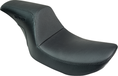 SLYFOX SlyFox4681A The Drifter Seat - Black Logo Black Vinyl Smooth FXR '82-'00